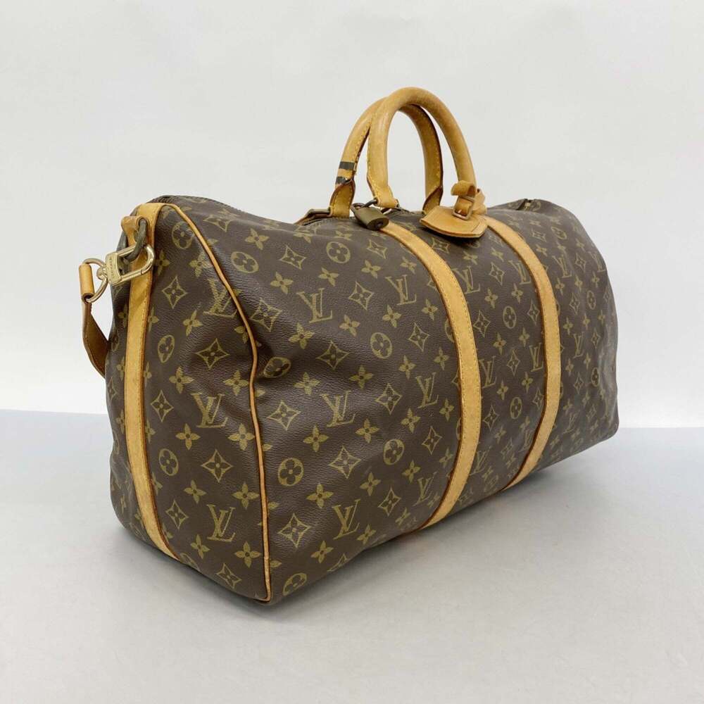 LOUIS VUITTON Authentic Brown Monogram Boston Bag - Picture 2 of 12